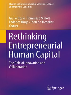 cover image of Rethinking Entrepreneurial Human Capital